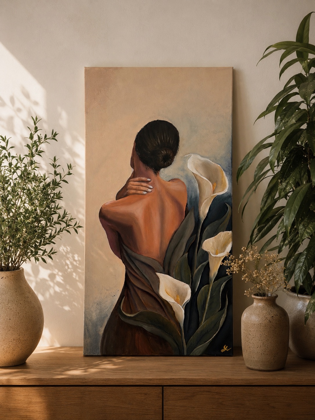 Lady With The Lilies – Ansicht 1
